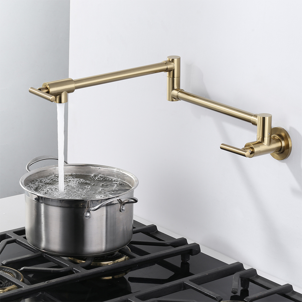 Pot Filler Faucet Wall Mount Folding - Pot Filler Faucet Gold Wall Mount