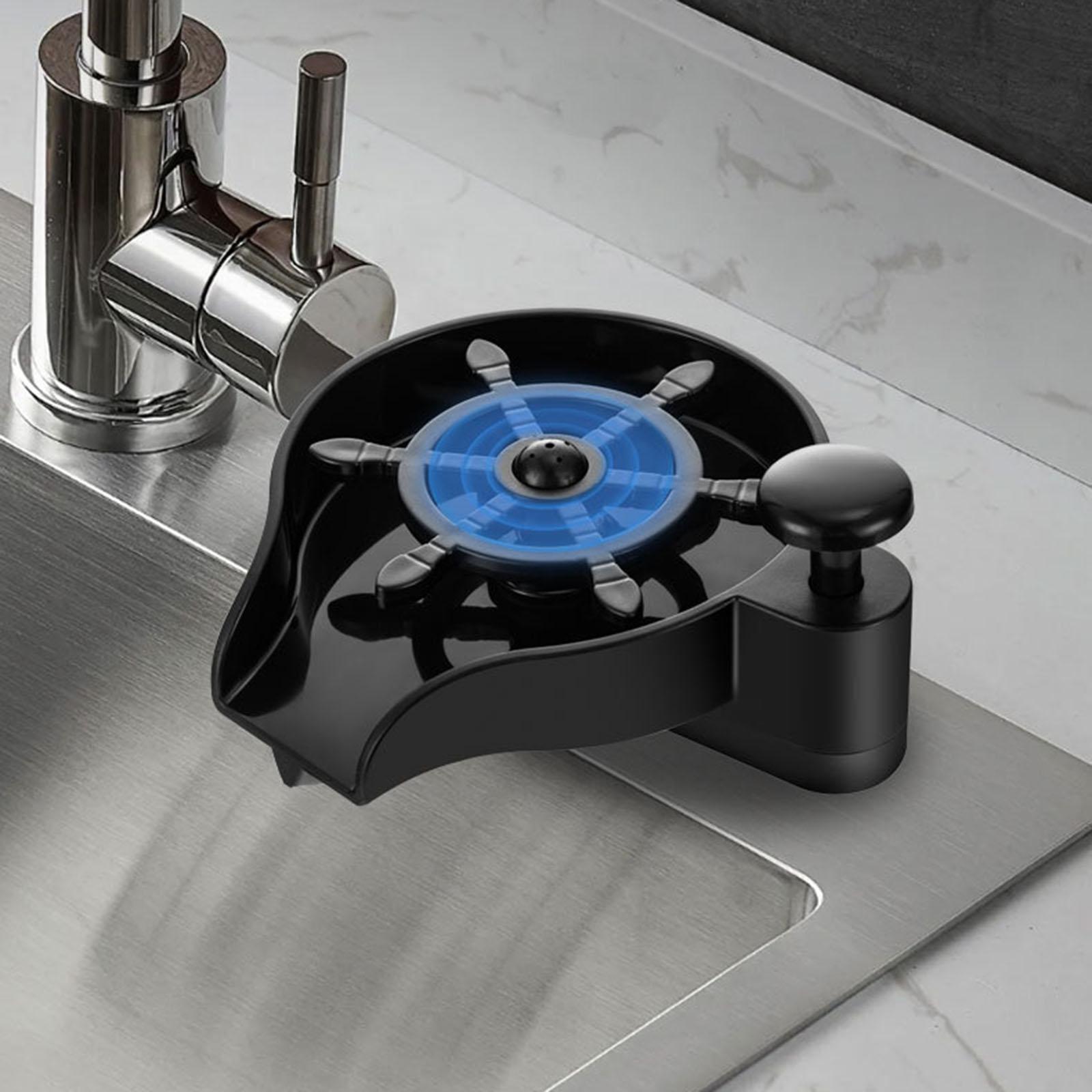 Glass Rinser For Kitchen Sink Metal - Kitchen Sink Bottle Washer Bar Glass