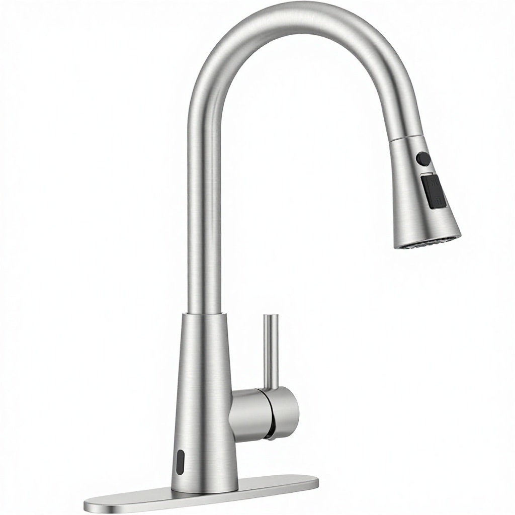 Touchless Kitchen Faucet Motion Sensor - Touchless Kitchen Faucet Soap Dispenser Brushed