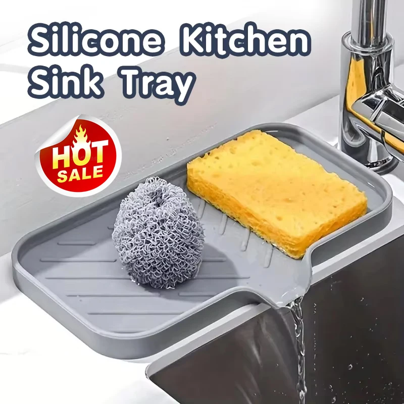 Automatic Soap Dispenser Kitchen Sink - Silicone Faucet Mat Kitchen Sink Tray