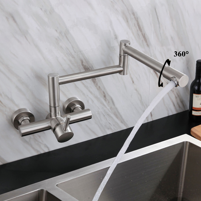 Pot Filler Faucet Wall Mount Folding - Pot Filler Tap Wall Mount Foldable
