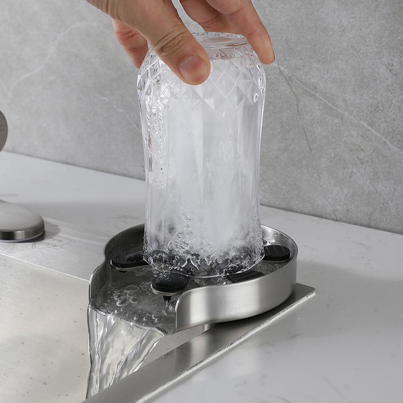 Glass Rinser For Kitchen Sink Metal - Kitchen Sink Glass Cup Wash Automatic
