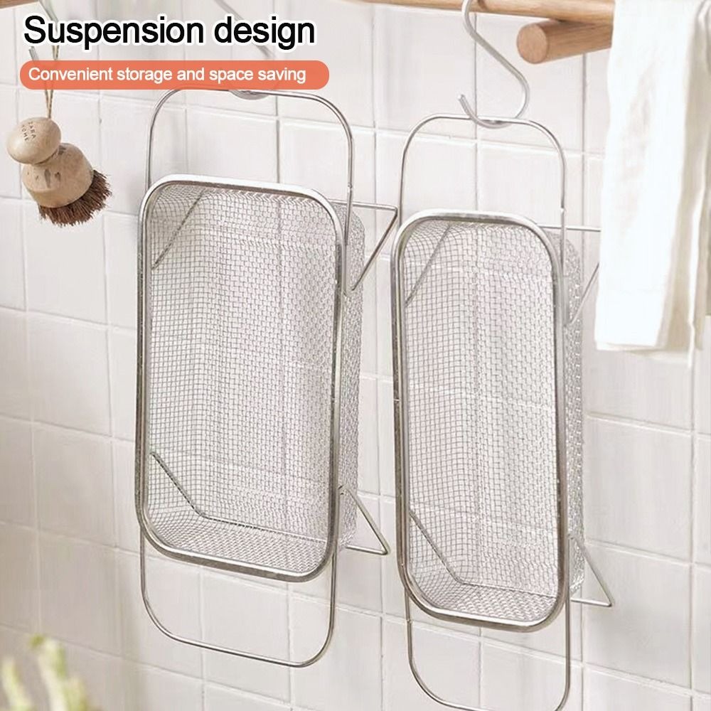 Kitchen Sink Drain Strainer Basket - Versatile Retractable Kitchen Draining Rack Stainless