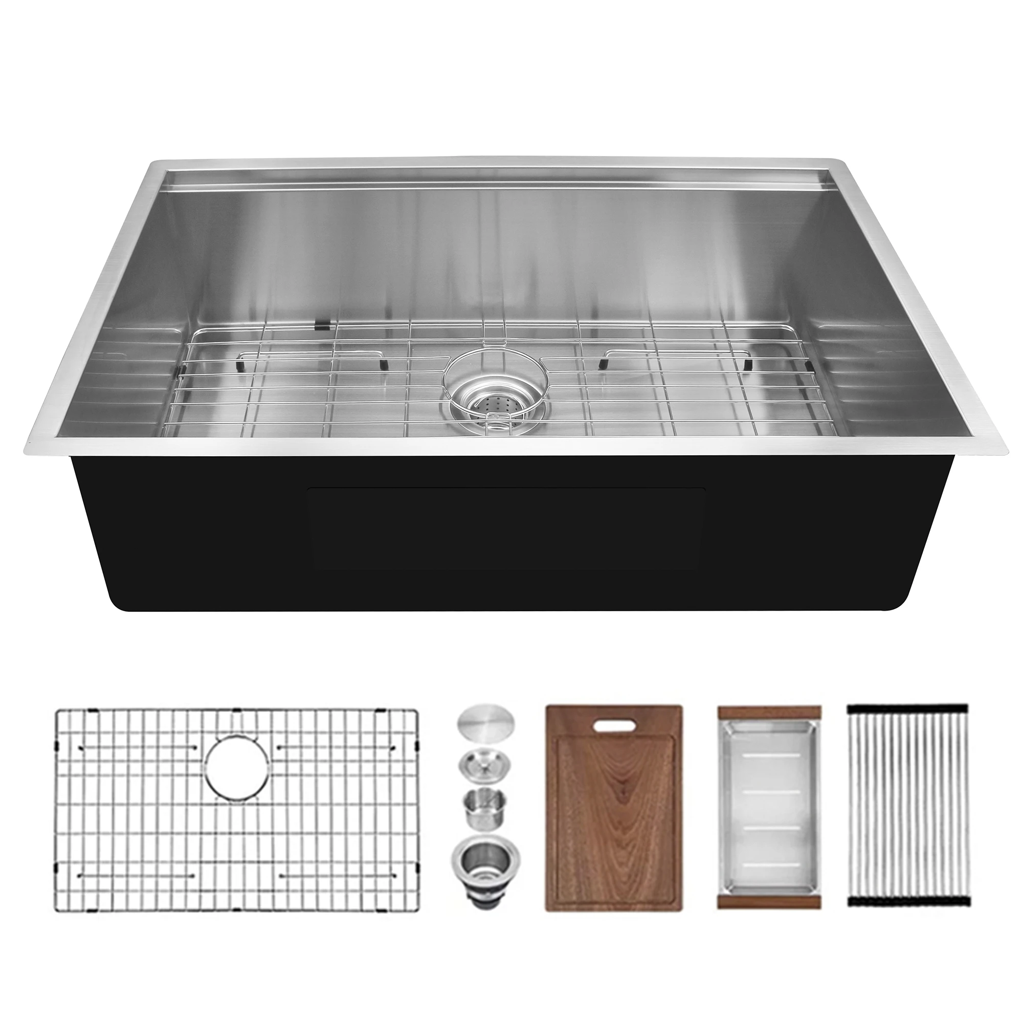 Stainless Steel Undermount Kitchen Sink 30 - OEM 30 Inch Multi-functional Handmade SUS304