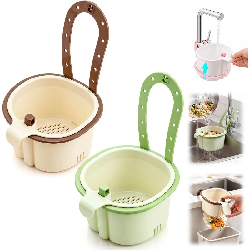 Kitchen Sink Drain Strainer Basket - 2Pcs 2026 New Cactus Kitchen Sink