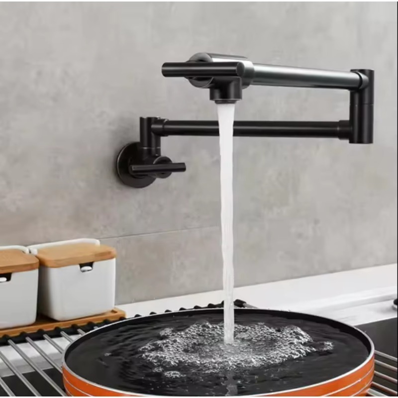 Kitchen Folding Faucet Wall Mo - Pot Filler Faucet Wall Mount Folding review and price