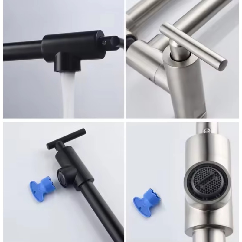 Kitchen Folding Faucet Wall Mo - Pot Filler Faucet Wall Mount Folding review and price