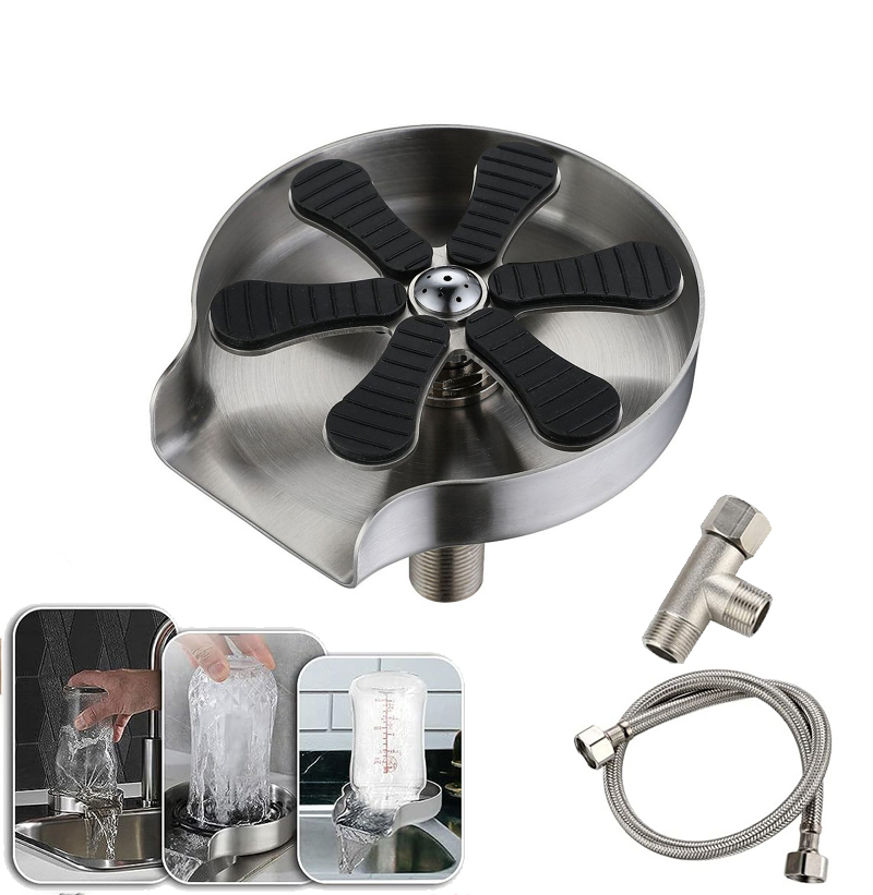 Kitchen Sink Glass Cup Wash Au - Glass Rinser For Kitchen Sink Metal review and price