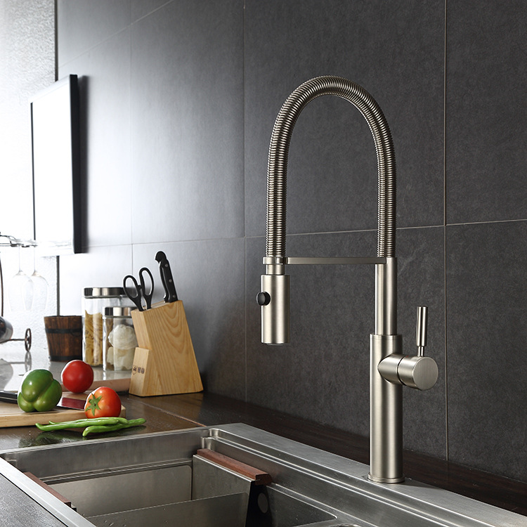 Premium Brushed Nickel Pull-Do - Pull Down Spray Kitchen Faucet Brushed Nickel review and price