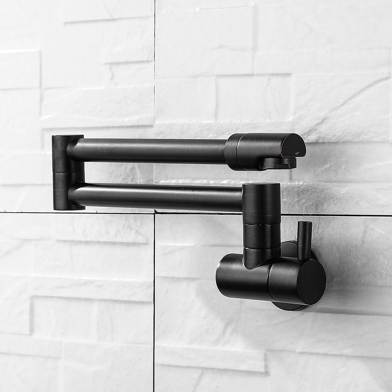 Brass Wall Mounted Kitchen Fau - Pot Filler Faucet Wall Mount Folding review and price
