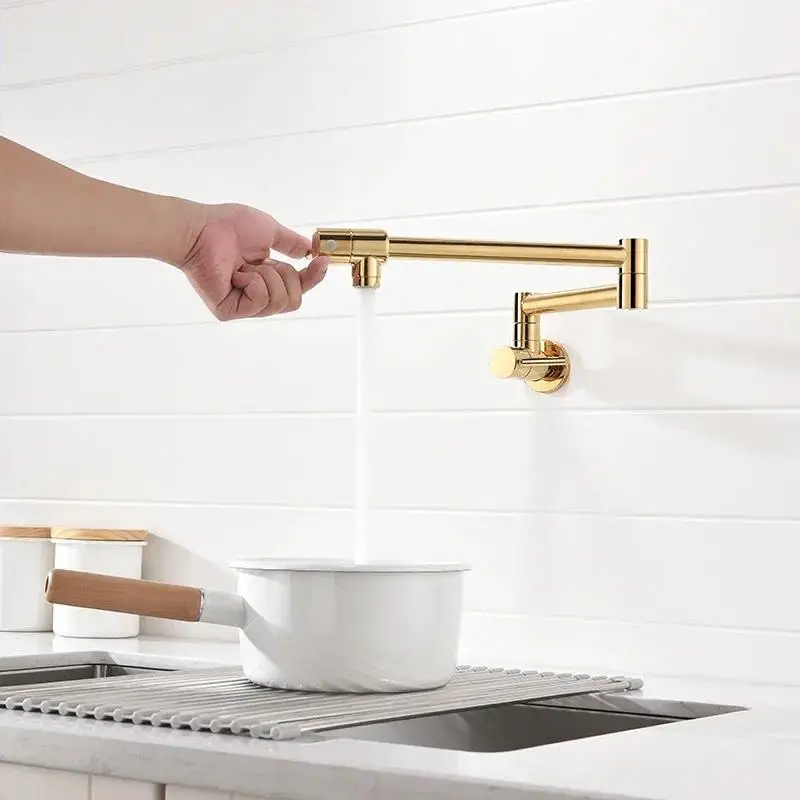 Pot Filler Tap Wall Mounted Fo - Pot Filler Faucet Wall Mount Folding review and price
