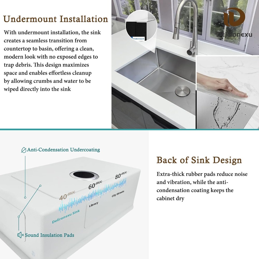 30 Inch Undermount Kitchen Sin - Stainless Steel Undermount Kitchen Sink 30 review and price