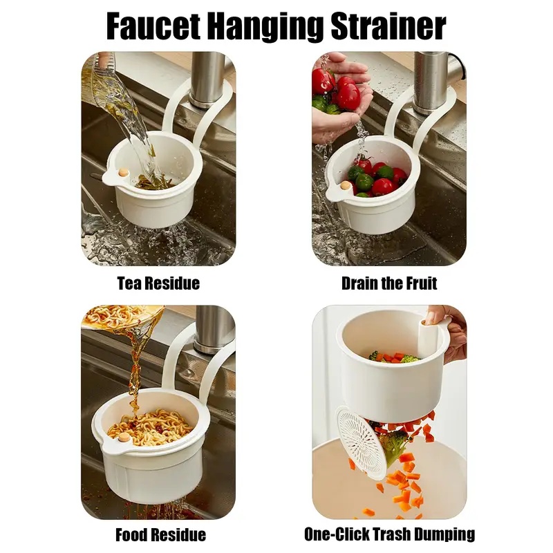 Self-cleaning Sink Strainer Ba - Kitchen Sink Drain Strainer Basket review and price