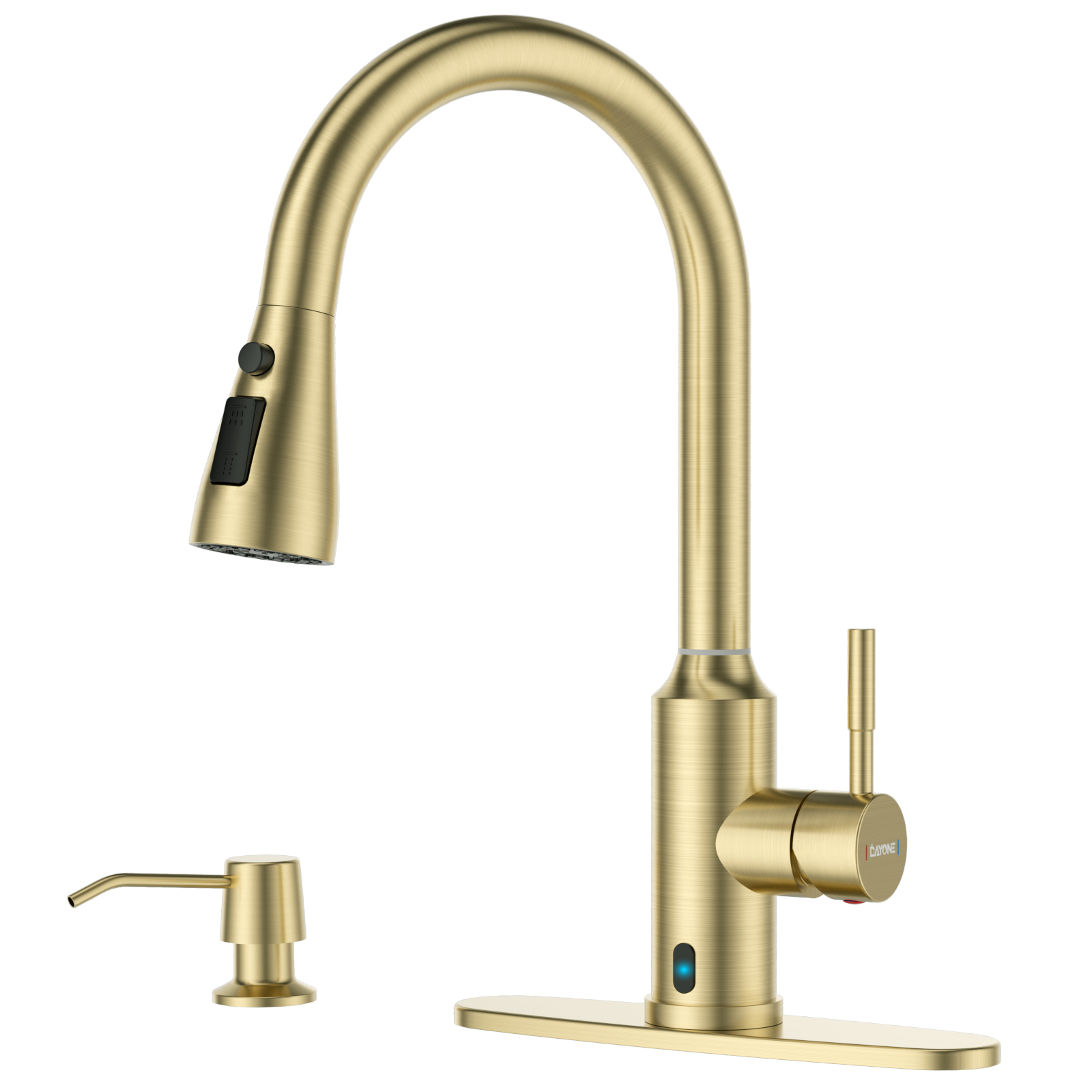 DAYONE Gold Touchless Kitchen  - Touchless Kitchen Faucet Motion Sensor review and price