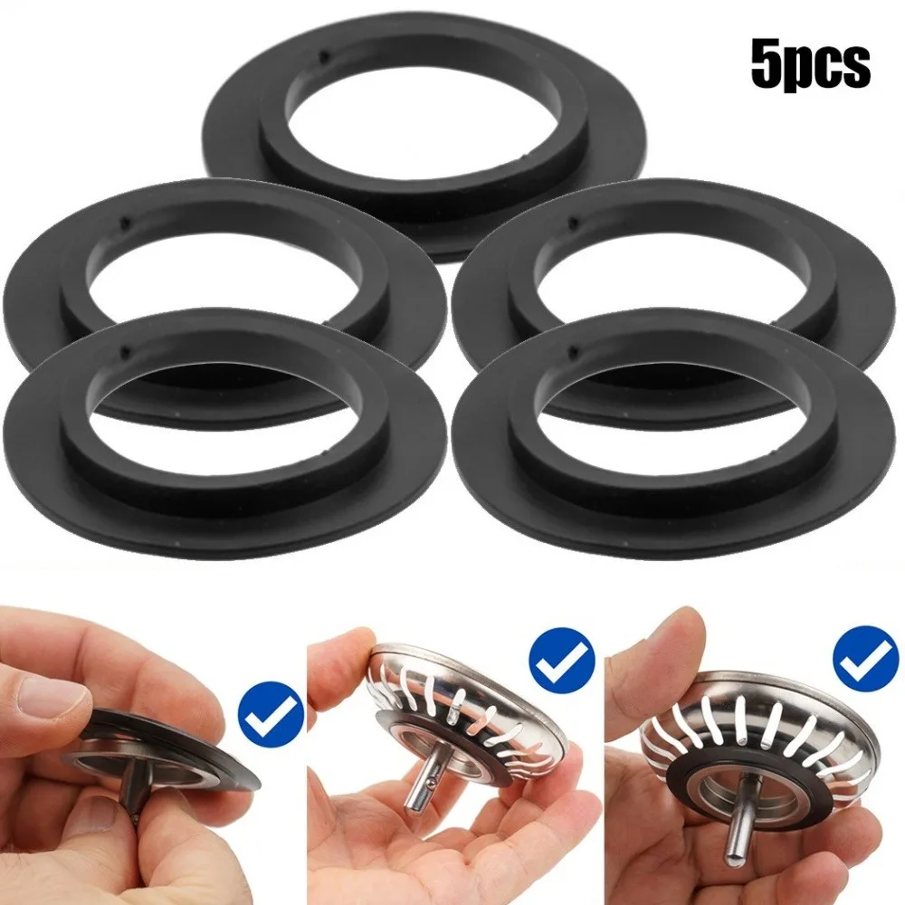 5pcs Rubber Sink Filter Franke - Kitchen Sink Drain Strainer Basket review and price