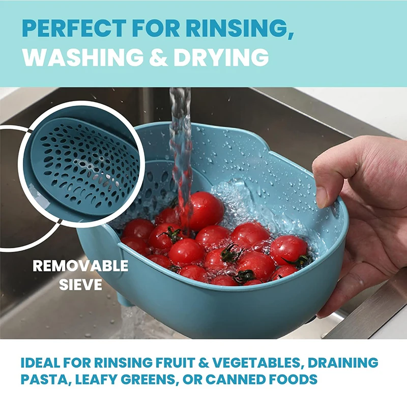 Vegetables Washing Basket Elep - Kitchen Sink Drain Strainer Basket review and price