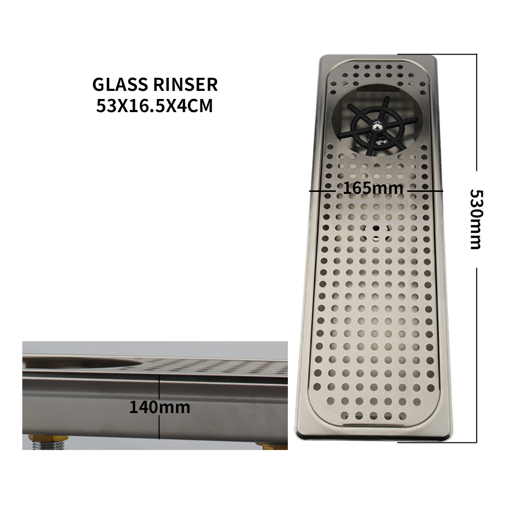 High Pressure Metal Undermount - Glass Rinser For Kitchen Sink Metal review and price