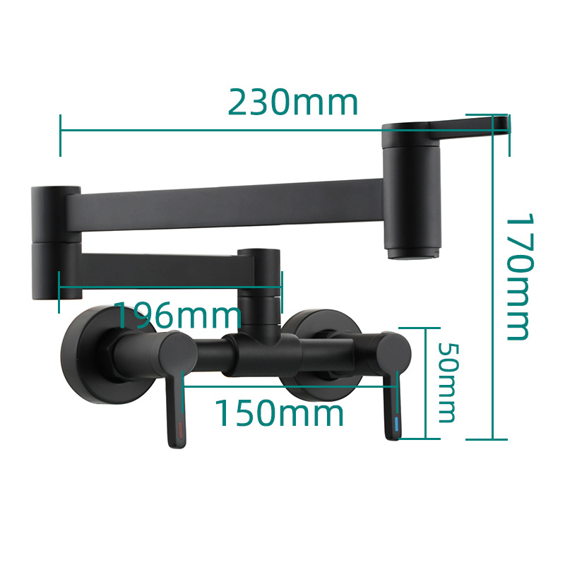 Pot Filler Tap Wall Mounted Fo - Pot Filler Faucet Wall Mount Folding review and price