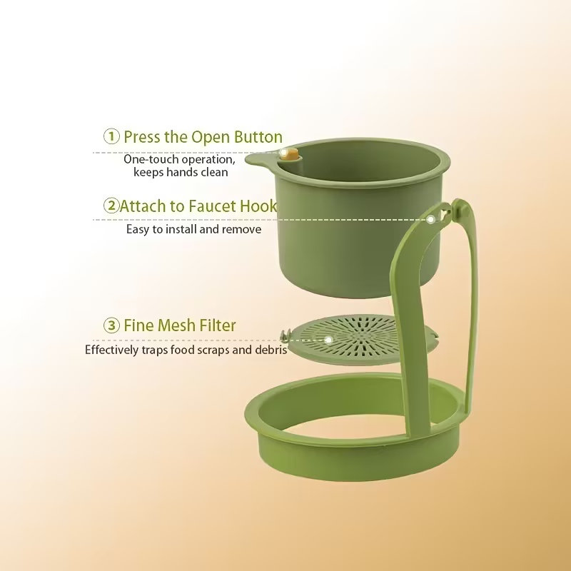 Press-Type Drain Basket: Food  - Kitchen Sink Drain Strainer Basket review and price