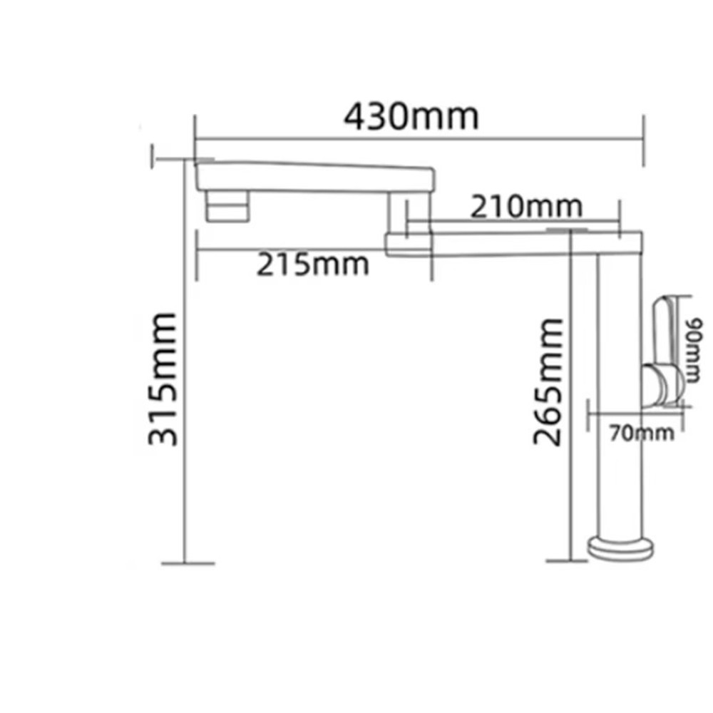 Brushed Gold Pot Filler Tap De - Pot Filler Faucet Wall Mount Folding review and price