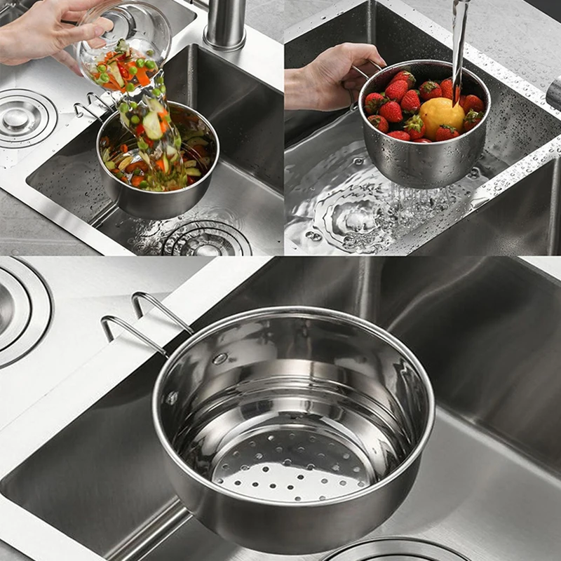 Stainless Steel Sink Drain Str - Kitchen Sink Drain Strainer Basket review and price