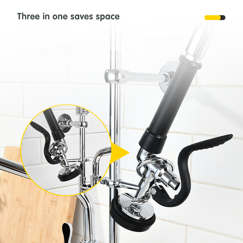 SINLAKU Brass Commercial Pre‑R - Commercial Pre Rinse Kitchen Faucet Wall review and price