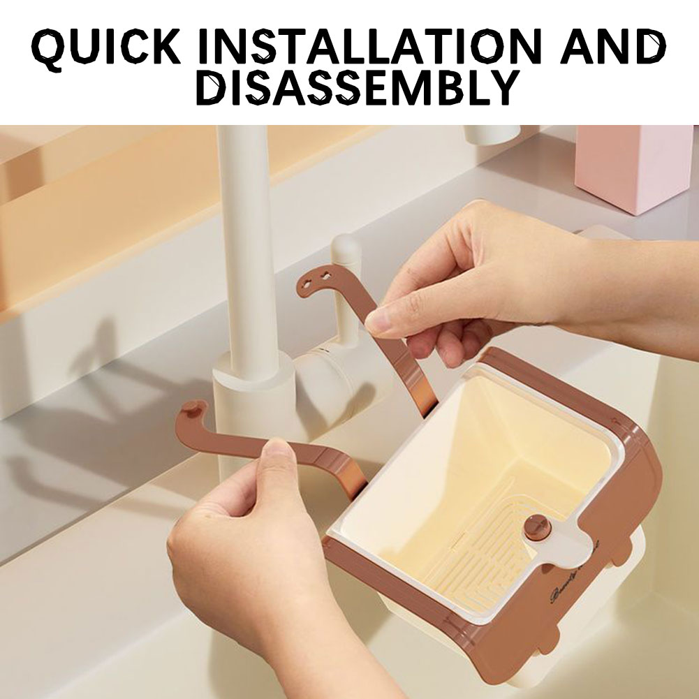 Hangable Kitchen Drainer Self- - Kitchen Sink Drain Strainer Basket review and price