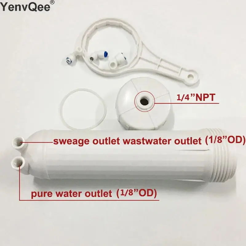 3012 RO Membrane Housing for 3 - Water Purifier Ro Reverse Osmosis 600Gpd review and price