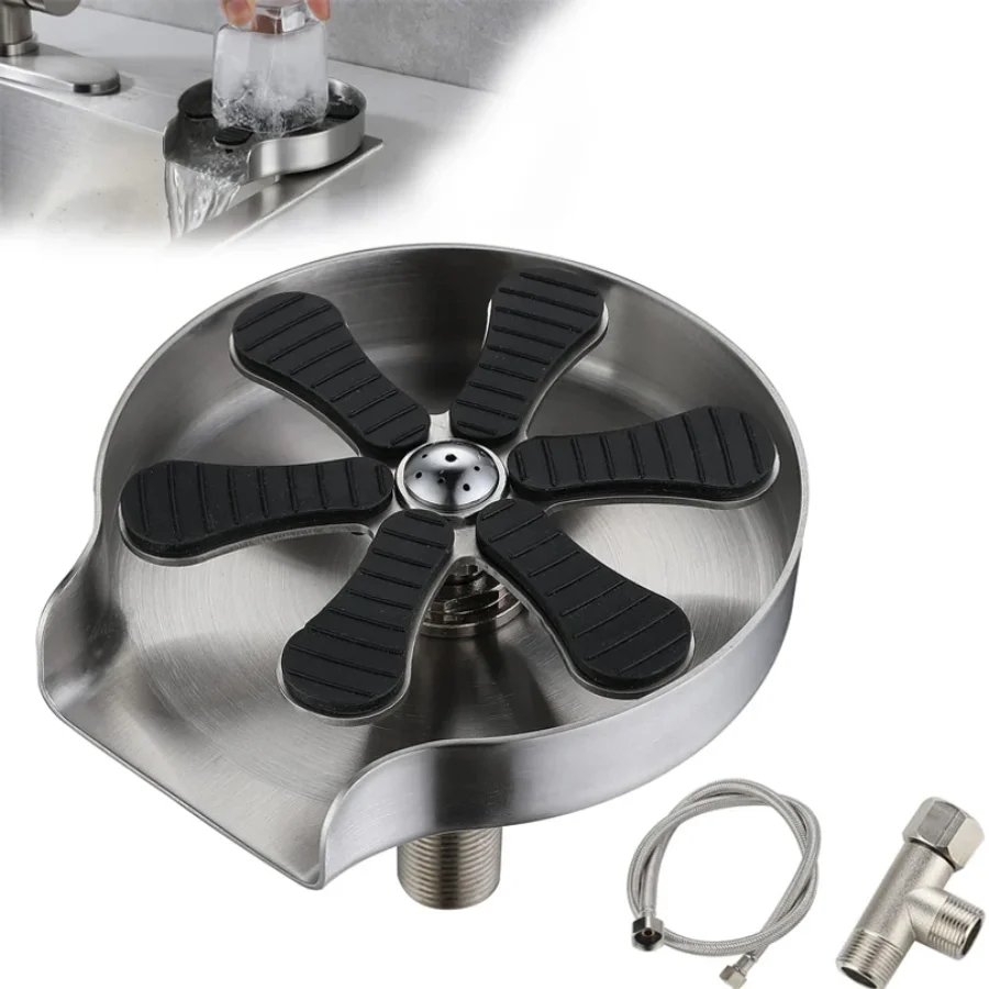 Kitchen Sink Glass Cup Wash Au - Glass Rinser For Kitchen Sink Metal review and price