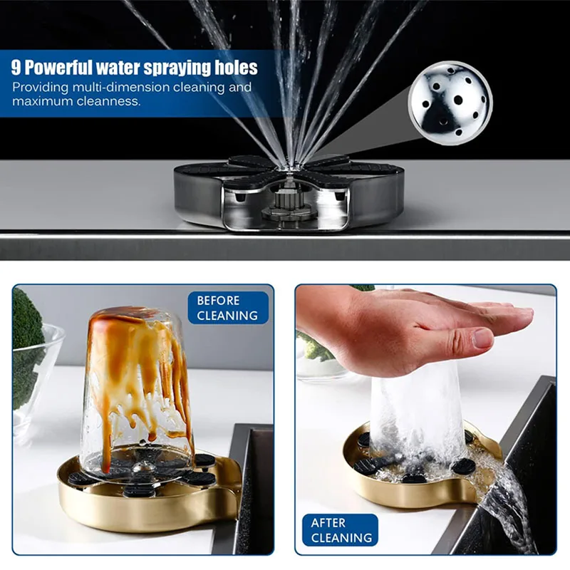 Stainless Steel Glass Rinser f - Glass Rinser For Kitchen Sink Metal review and price