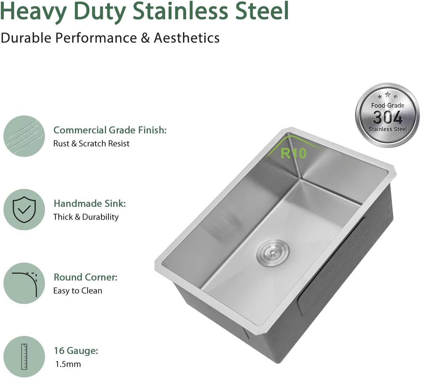 30 Inch Undermount Stainless S - Stainless Steel Undermount Kitchen Sink 30 review and price