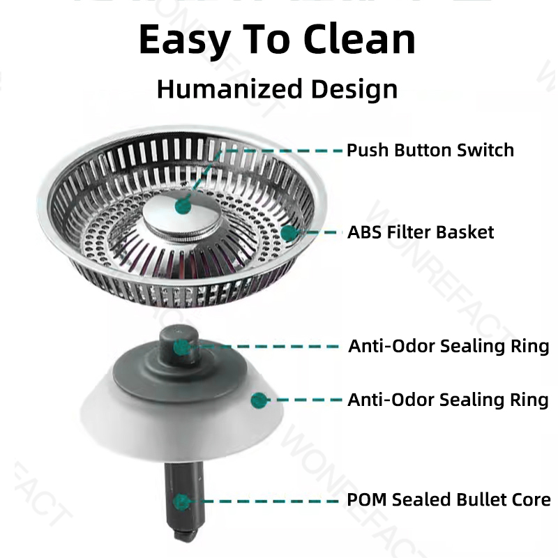 Kitchen Sink Drain Strainer wi - Kitchen Sink Drain Strainer Basket review and price