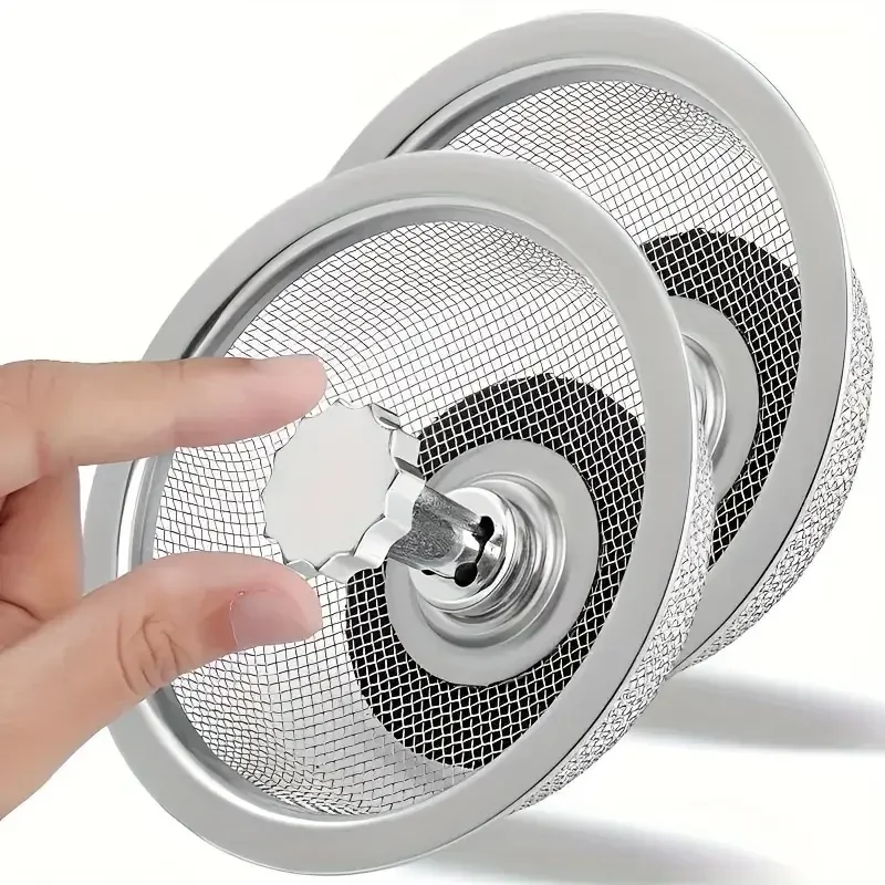 2/4PCS Stainless Steel Kitchen - Kitchen Sink Drain Strainer Basket review and price