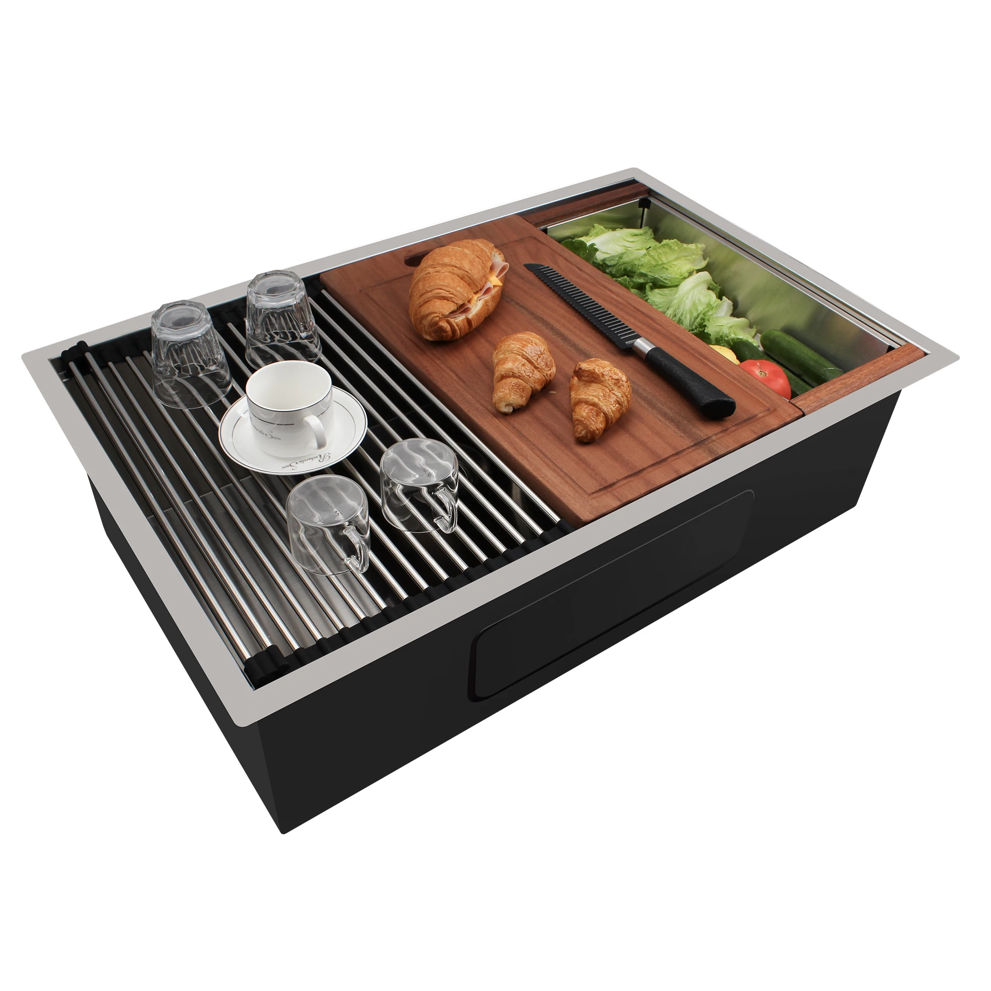 OEM 30 Inch Multi-functional H - Stainless Steel Undermount Kitchen Sink 30 review and price