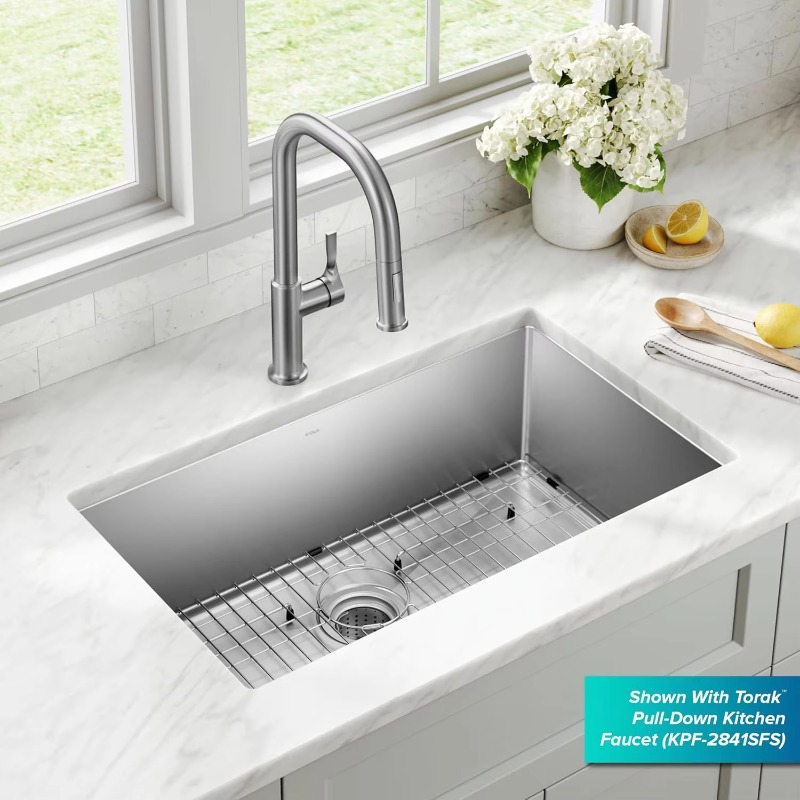 30 Inch Undermount Single Bowl - Stainless Steel Undermount Kitchen Sink 30 review and price