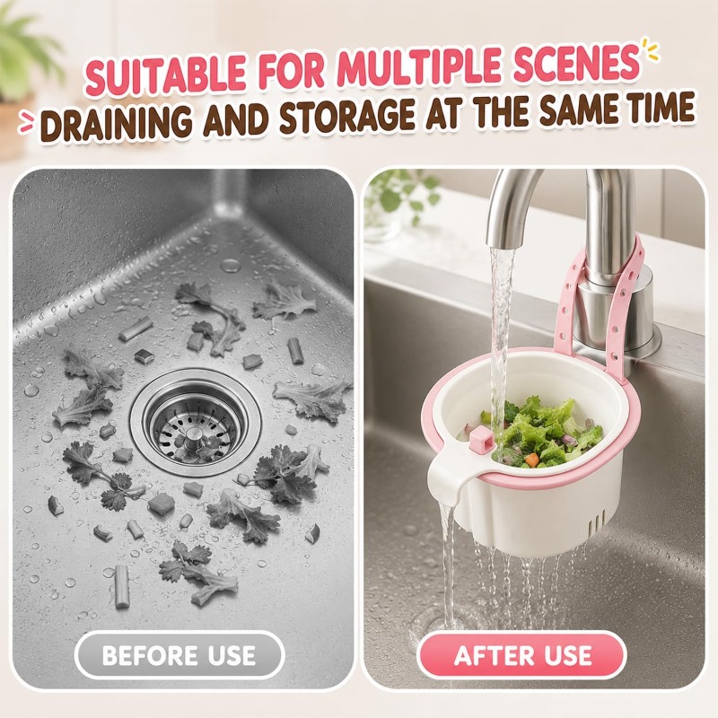 2Pcs 2026 New Cactus Kitchen S - Kitchen Sink Drain Strainer Basket review and price