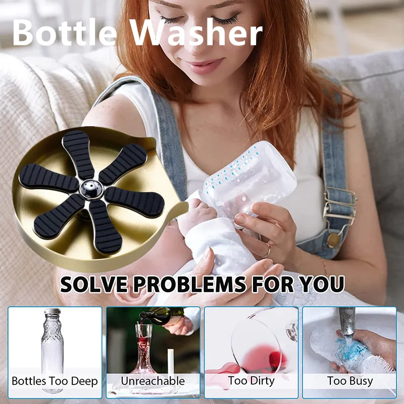 Automatic Glass Cup Washer Hig - Glass Rinser For Kitchen Sink Metal review and price