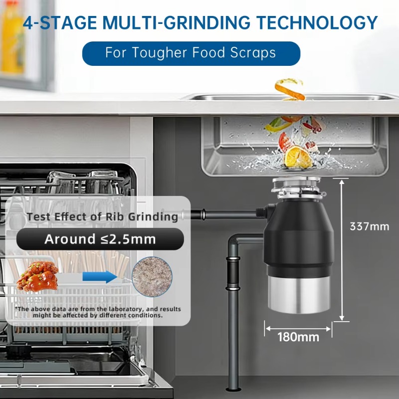 Airo 1 HP Continuous Feed Wast - Garbage Disposal Continuous Feed 1Hp review and price