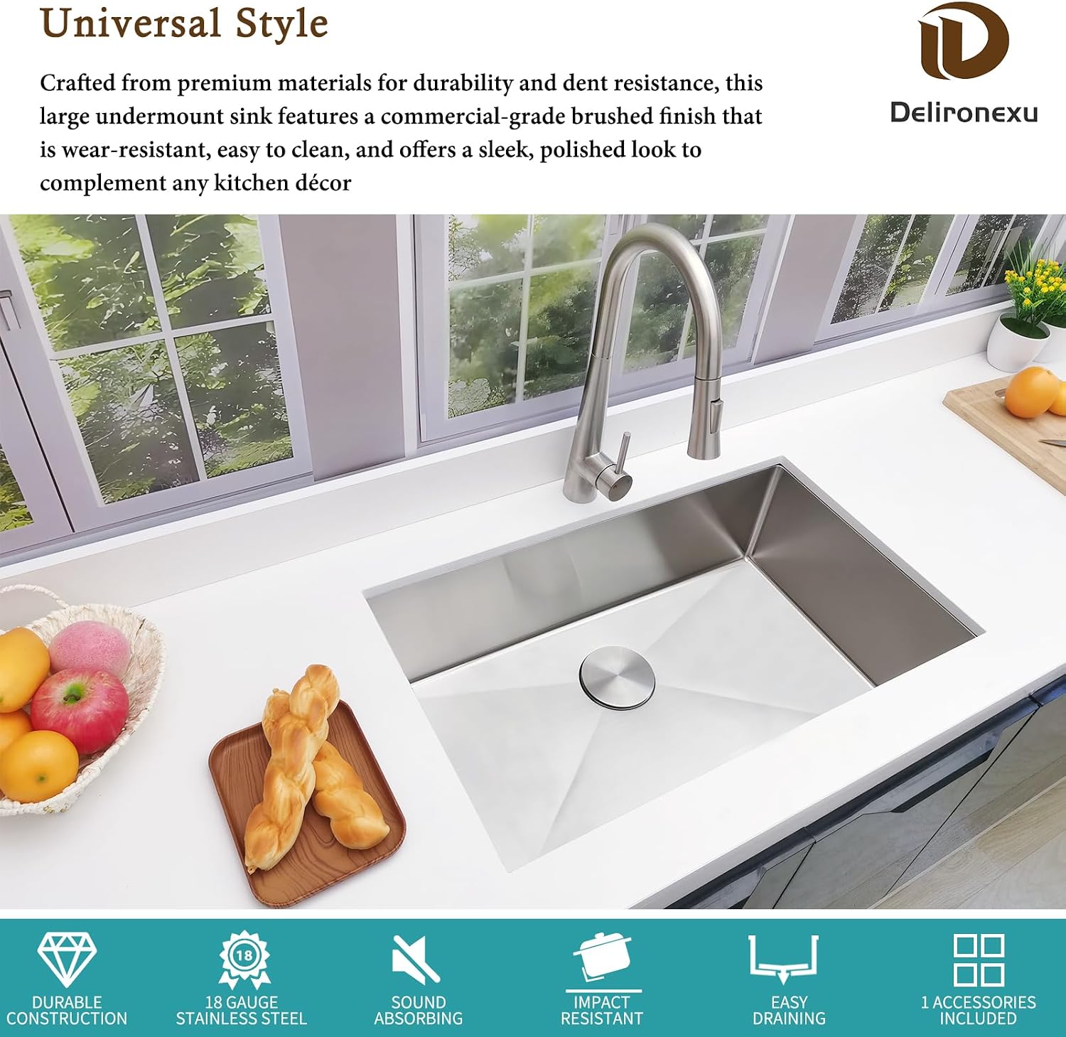 30 Inch Undermount Kitchen Sin - Stainless Steel Undermount Kitchen Sink 30 review and price