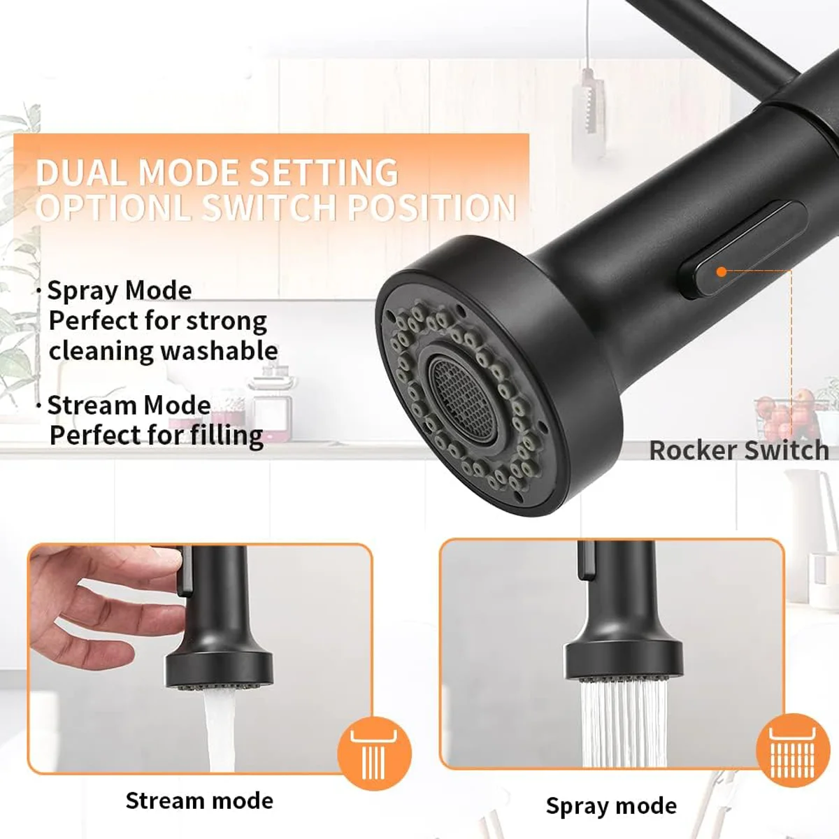 Faucet brass spring kitchen si - Matte Black Kitchen Sink Faucet Spring review and price