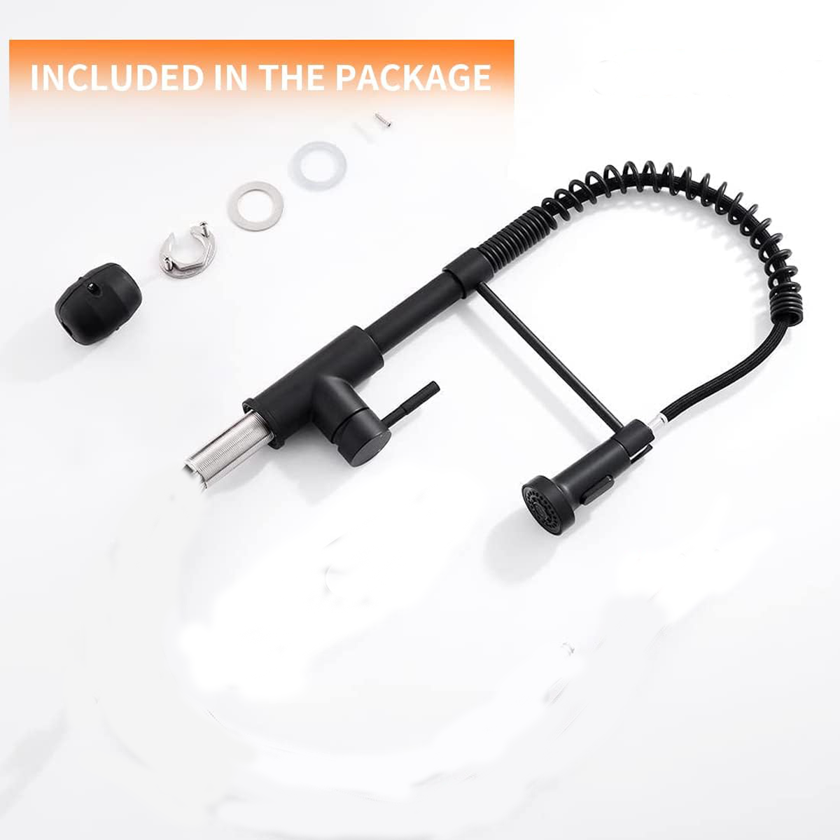 Faucet brass spring kitchen si - Matte Black Kitchen Sink Faucet Spring review and price