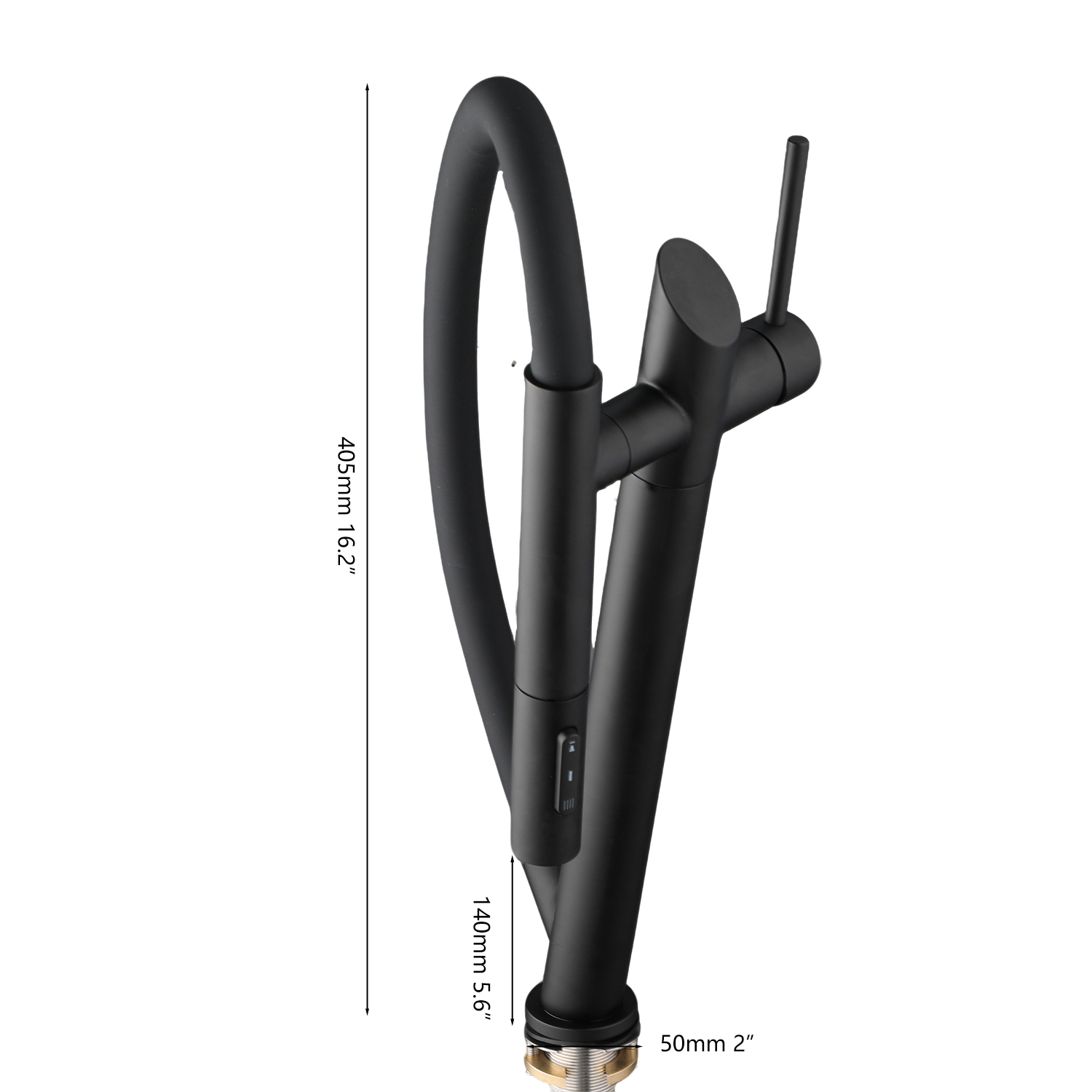 KEMAIDI Matte Black Magnetic P - Matte Black Kitchen Sink Faucet Spring review and price