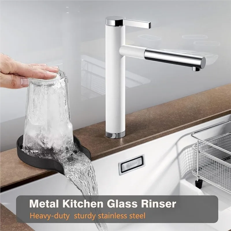 Stainless Steel Glass Rinser f - Glass Rinser For Kitchen Sink Metal review and price