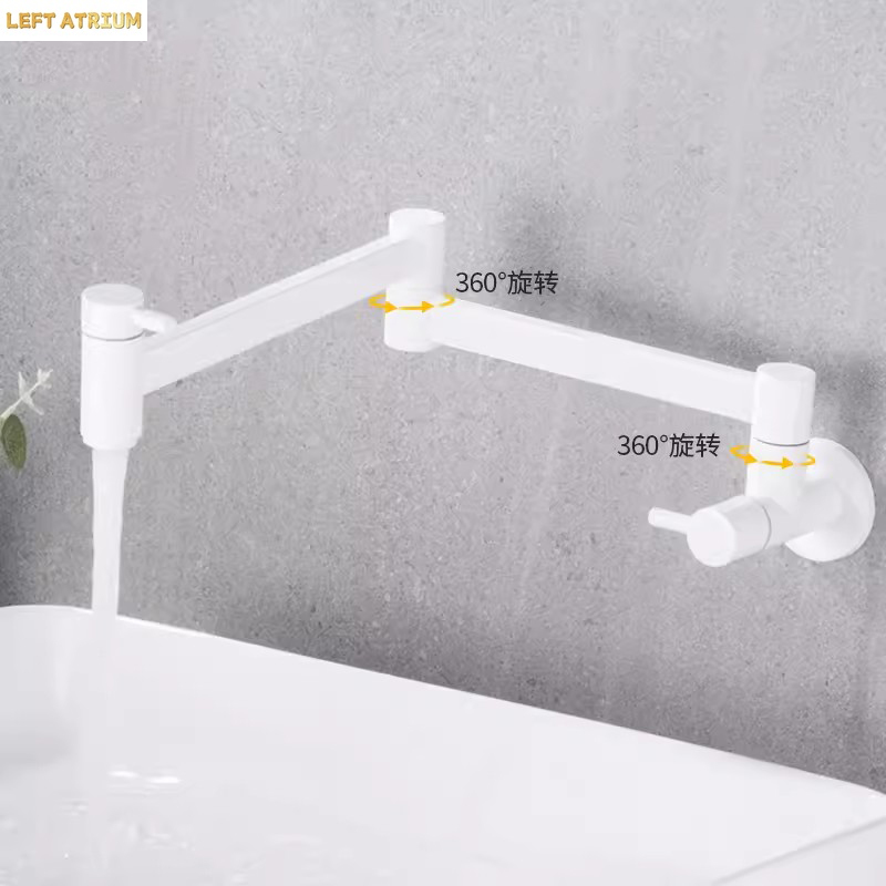 Pot Filler Tap Brass Wall Moun - Pot Filler Faucet Wall Mount Folding review and price