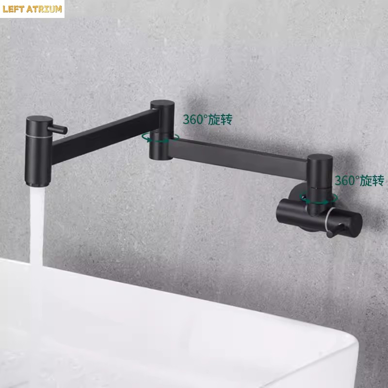 Pot Filler Tap Brass Wall Moun - Pot Filler Faucet Wall Mount Folding review and price